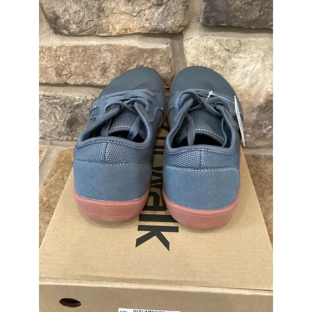 Zorwalk Minimalist Barefoot Shoes Mens 10 Grey Wide Toe Box Sneakers Gray New